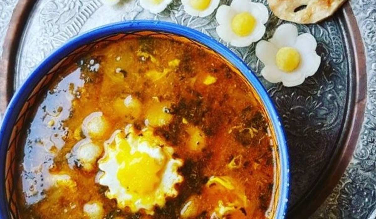 اشکنه سیب زمینی و تخم مرغ